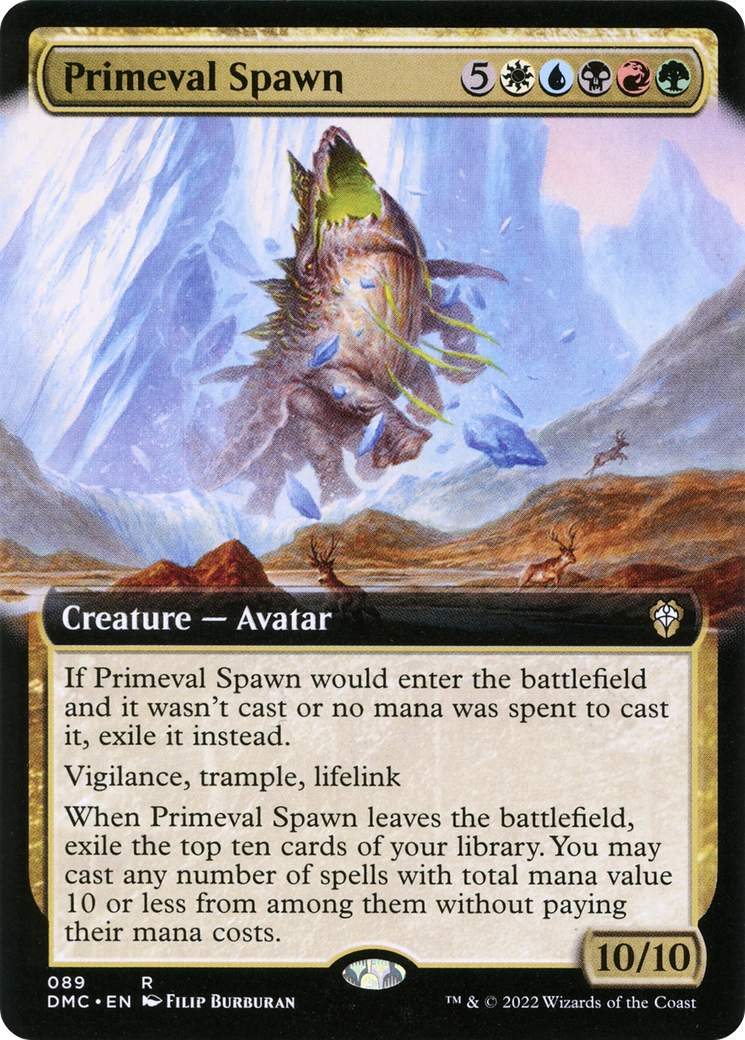 Image of Primeval Spawn (Extended Art) [Dominaria United Commander]