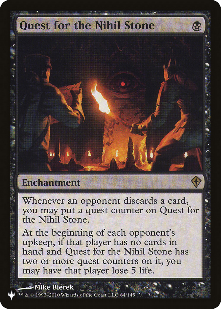 Image of Quest for the Nihil Stone [The List]