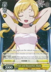 Image of Fair and Beautiful, Mami (MM/W35-E015 C) [Puella Magi Madoka Magica the Movie -Rebellion-]