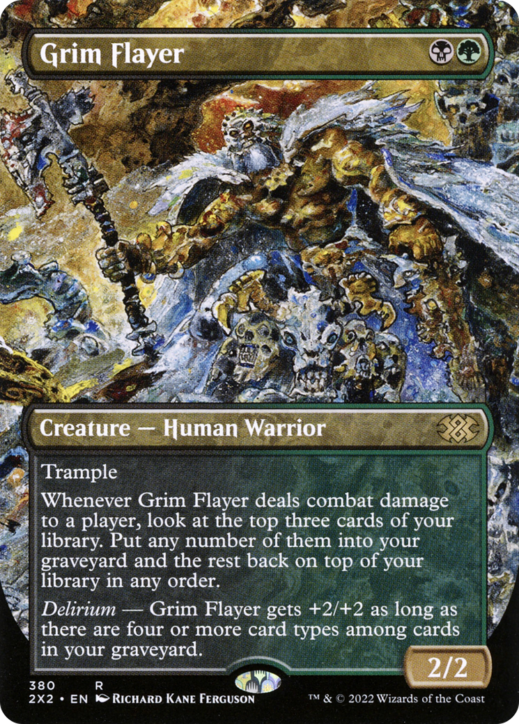 Image of Grim Flayer (Borderless Alternate Art) [Double Masters 2022]
