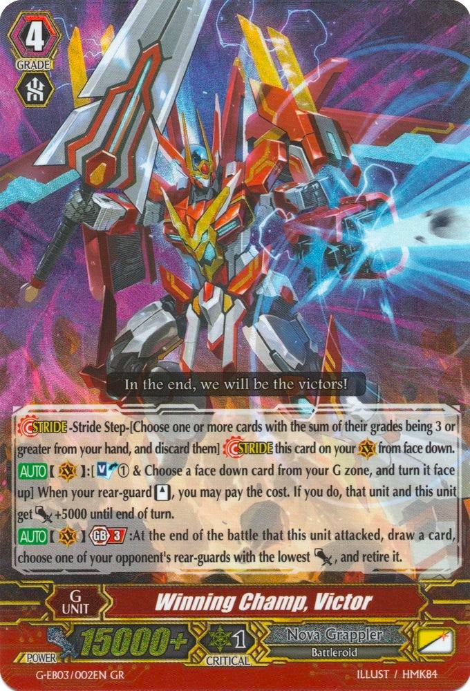 Image of Winning Champ, Victor (G-EB03/002EN) [The GALAXY STAR GATE]