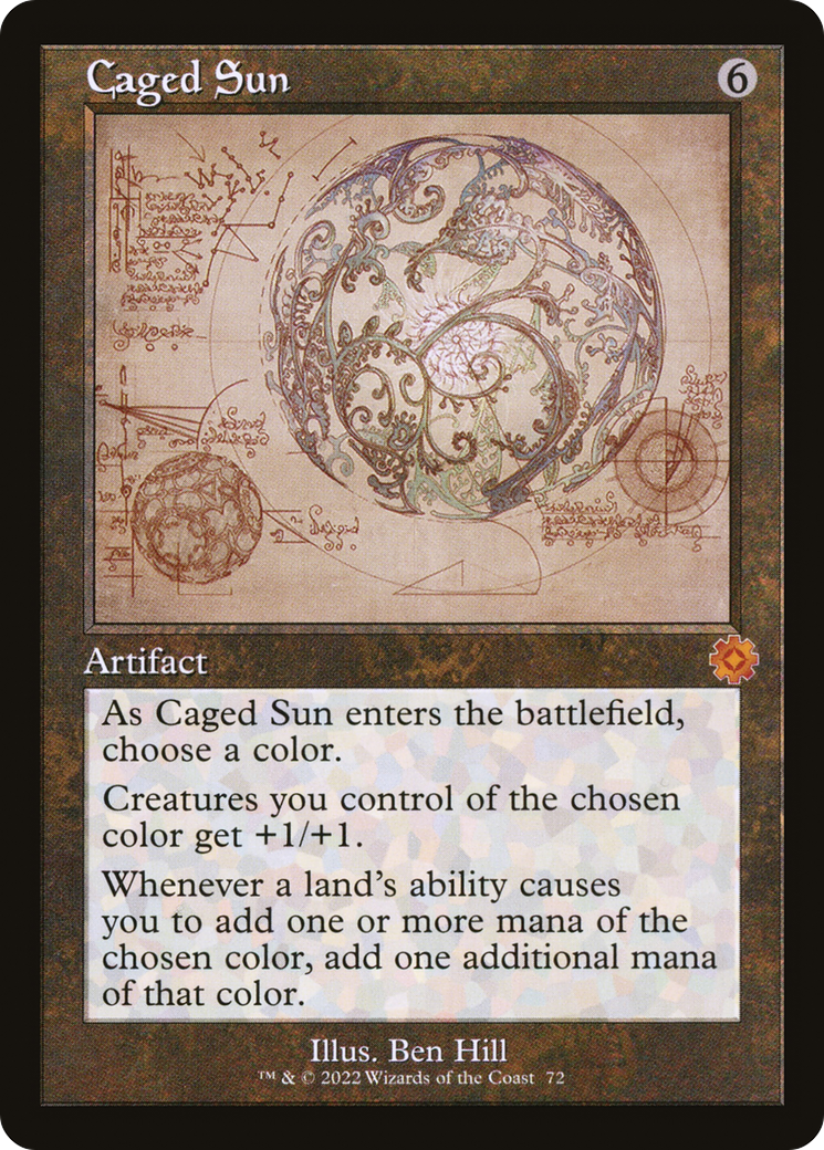Image of Caged Sun (Retro Schematic) [The Brothers' War Retro Artifacts]
