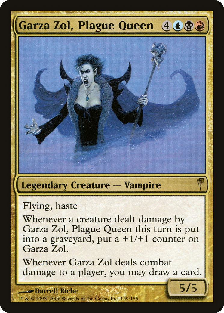 Image of Garza Zol, Plague Queen [Coldsnap]