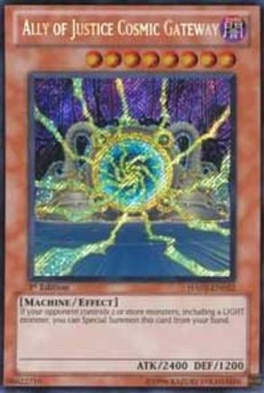 Image of Ally of Justice Cosmic Gateway [HA02-EN022] Secret Rare