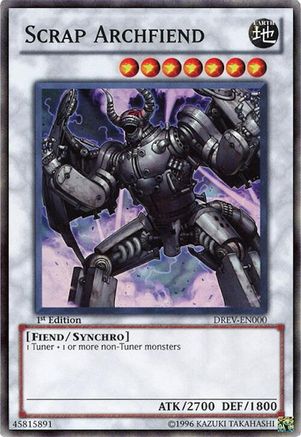 Image of Scrap Archfiend [DREV-EN000] Super Rare