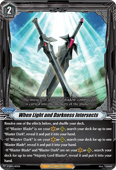 Image of When Light and Darkness Intersects (V-SS04/017EN) [Majesty Lord Blaster]