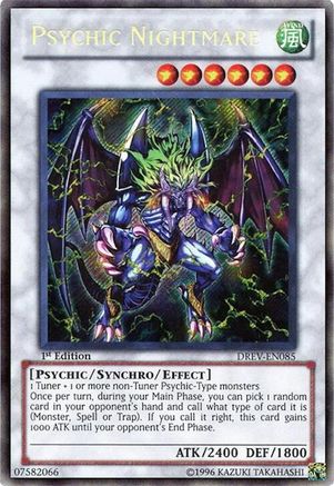 Image of Psychic Nightmare [DREV-EN085] Secret Rare
