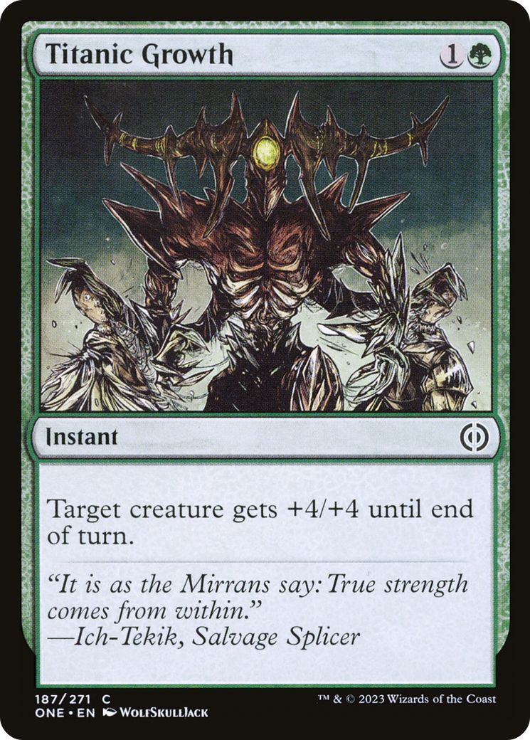 Image of Titanic Growth [Phyrexia: All Will Be One]