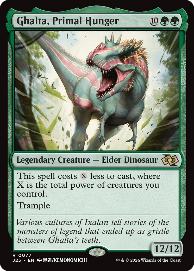 Image of Ghalta, Primal Hunger (Anime) [Foundations Jumpstart]
