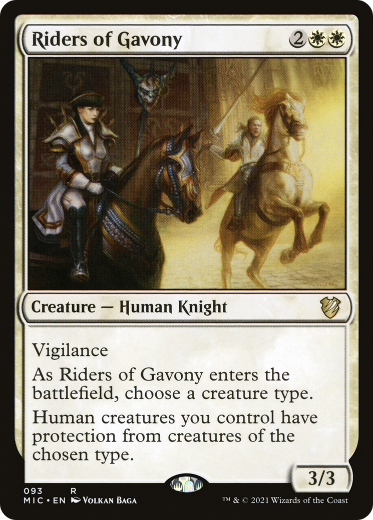 Image of Riders of Gavony [Innistrad: Midnight Hunt Commander]