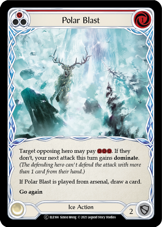 Image of Polar Blast (Red) [U-ELE166] (Tales of Aria Unlimited)  Unlimited Normal