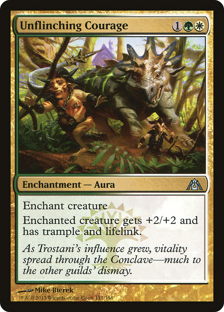 Image of Unflinching Courage [Dragon's Maze]
