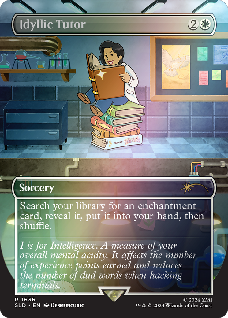 Image of Idyllic Tutor (1636) (Rainbow Foil) [Secret Lair Drop Series]