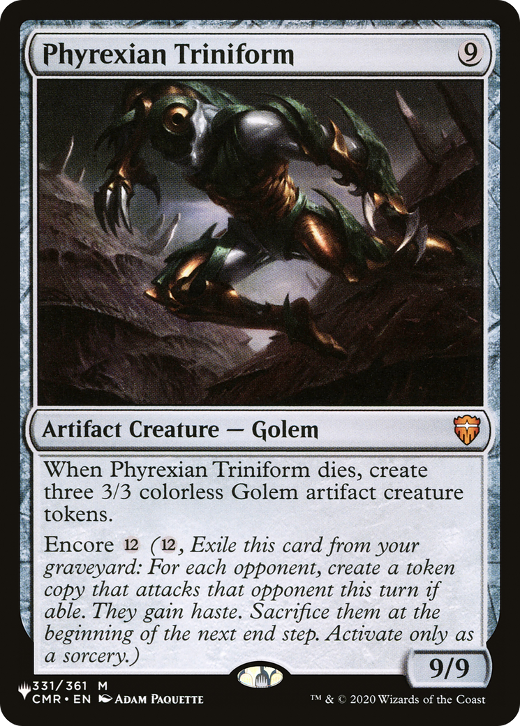 Image of Phyrexian Triniform [The List]