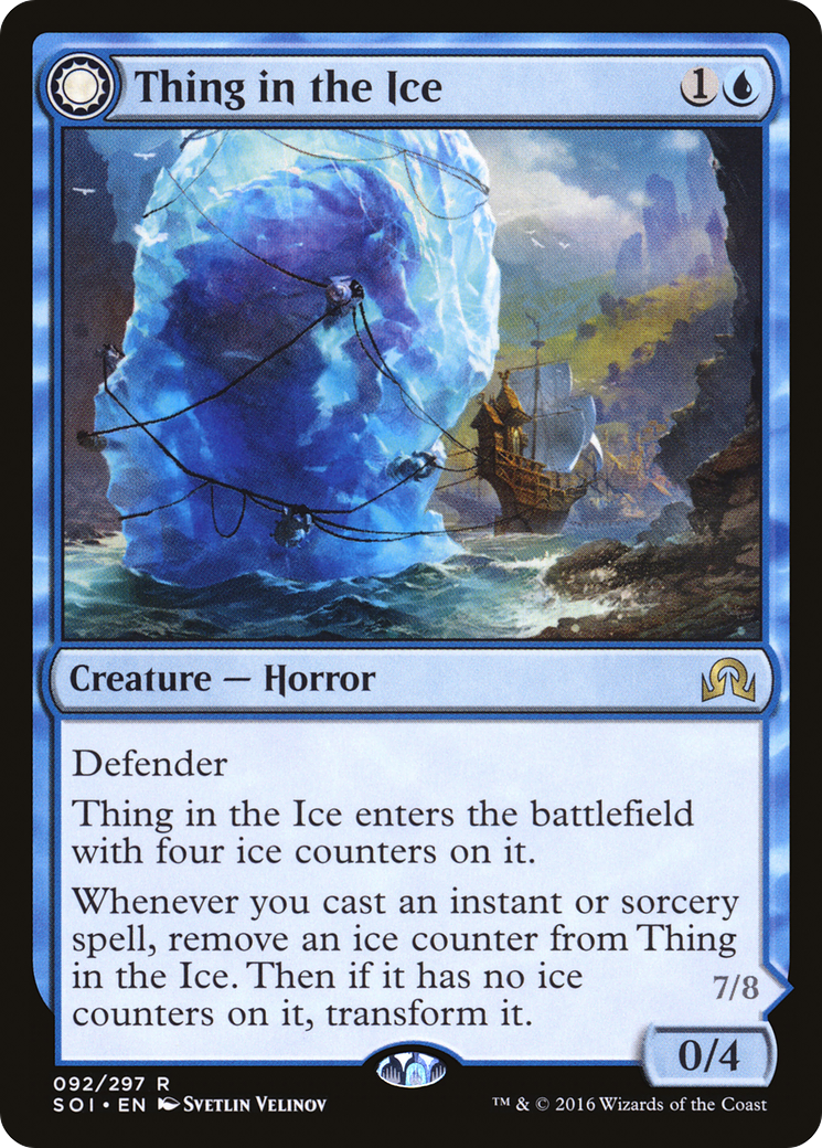 Image of Thing in the Ice // Awoken Horror [Shadows over Innistrad]