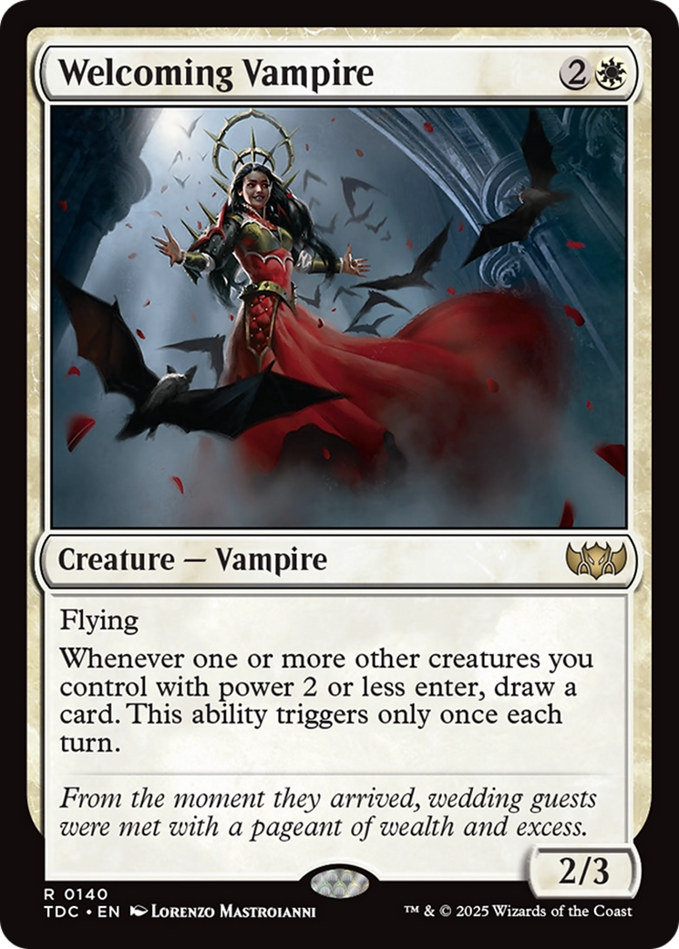 Image of Welcoming Vampire [Tarkir: Dragonstorm Commander]