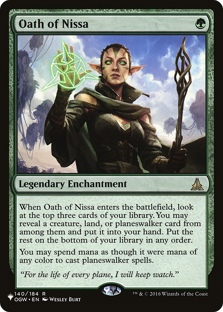 Image of Oath of Nissa [The List]
