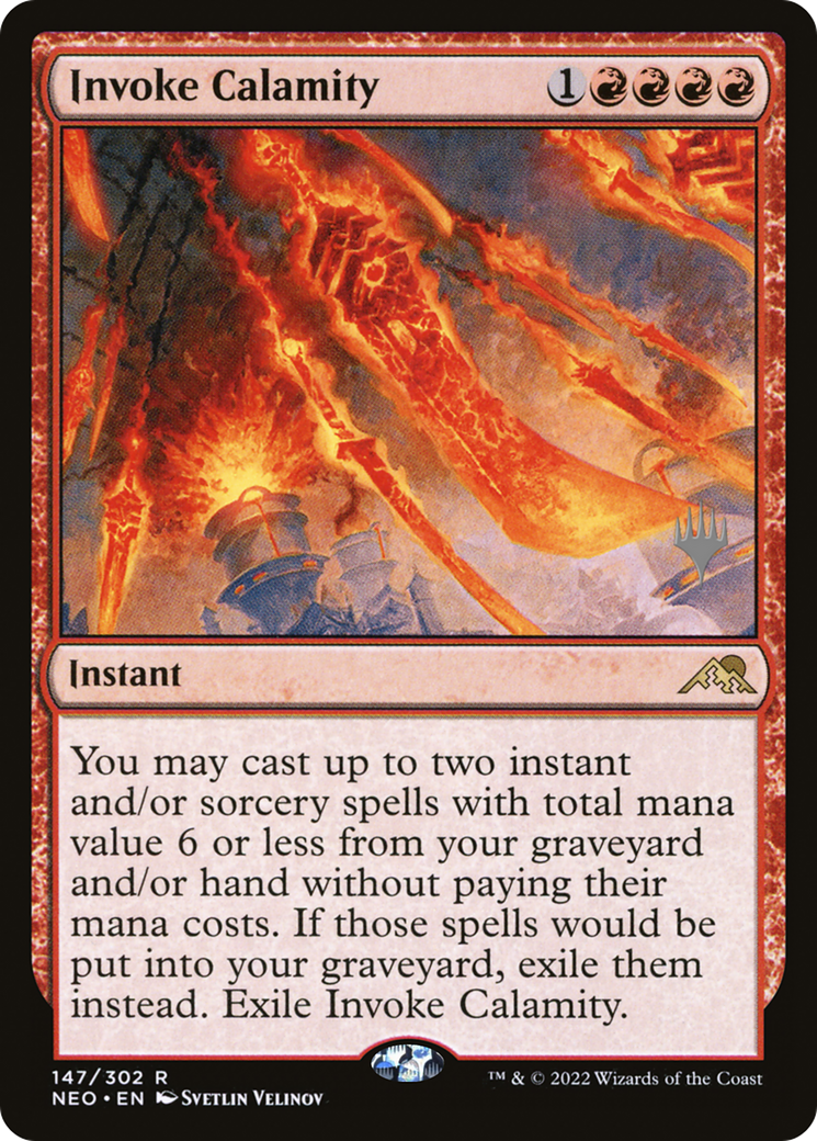 Image of Invoke Calamity (Promo Pack) [Kamigawa: Neon Dynasty Promos]