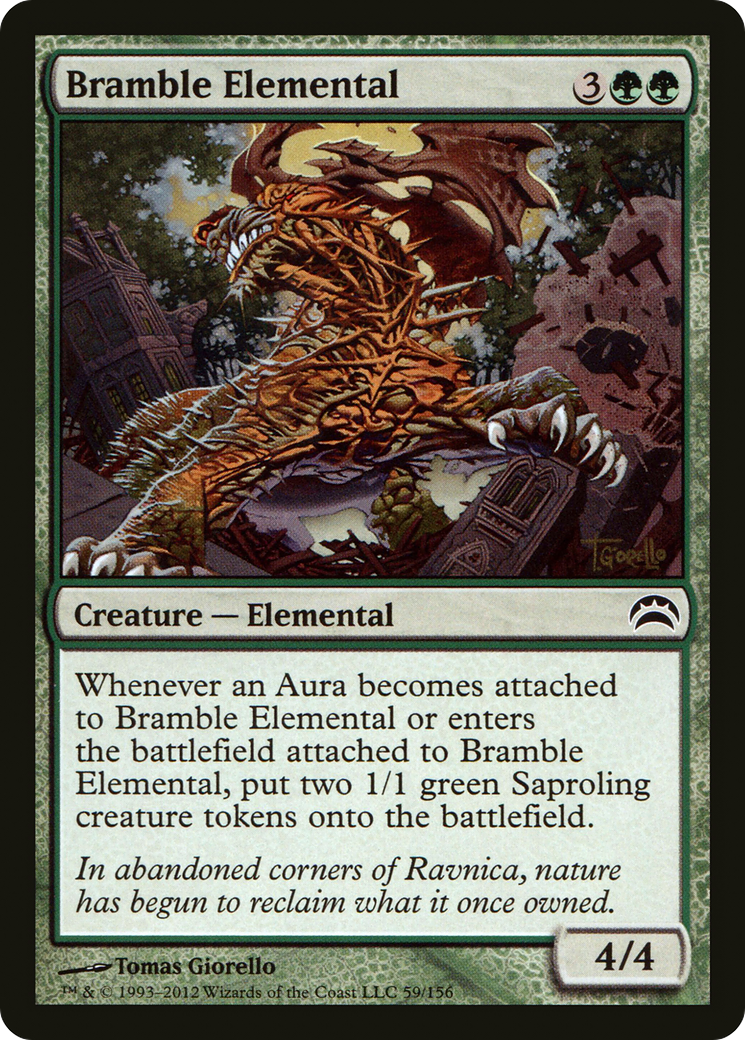 Image of Bramble Elemental (PC2-059) - Planechase 2012 Foil