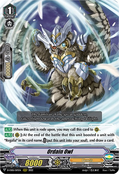 Image of Ordain Owl (D-VS05/017EN) [V Clan Collection Vol.5]