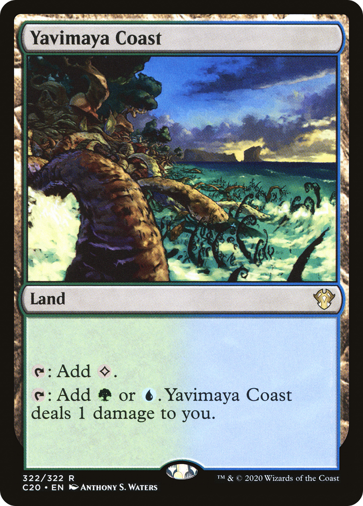 Image of Yavimaya Coast [Commander 2020]
