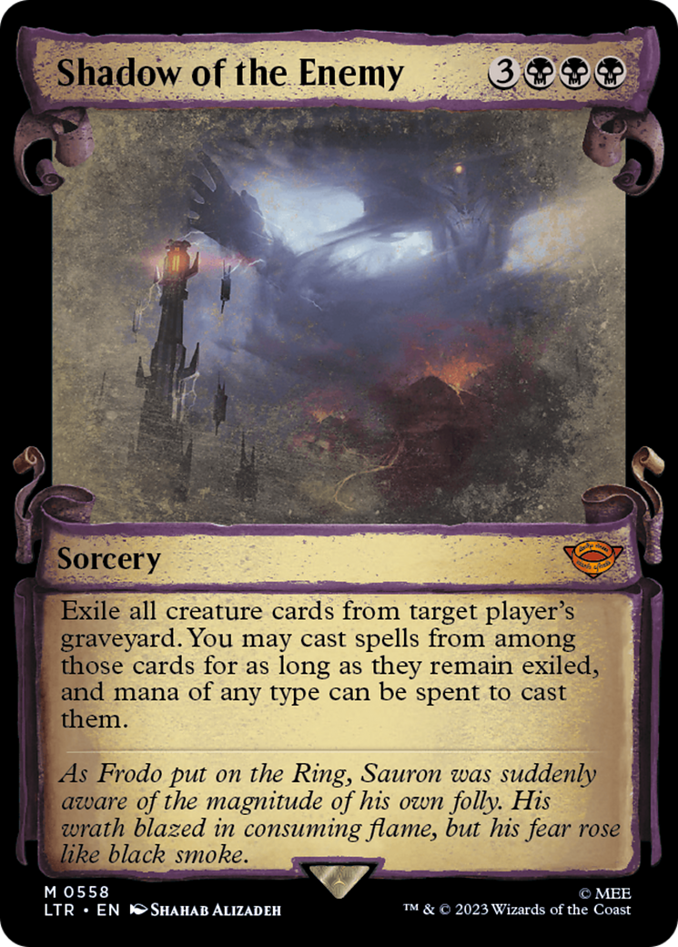 Image of Shadow of the Enemy [The Lord of the Rings: Tales of Middle-Earth Showcase Scrolls]