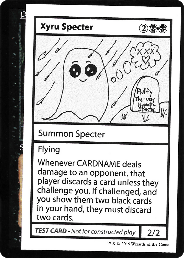 Image of Xyru Specter (2021 Edition) [Mystery Booster Playtest Cards]