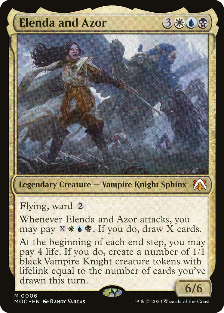 Image of Elenda and Azor [March of the Machine Commander]