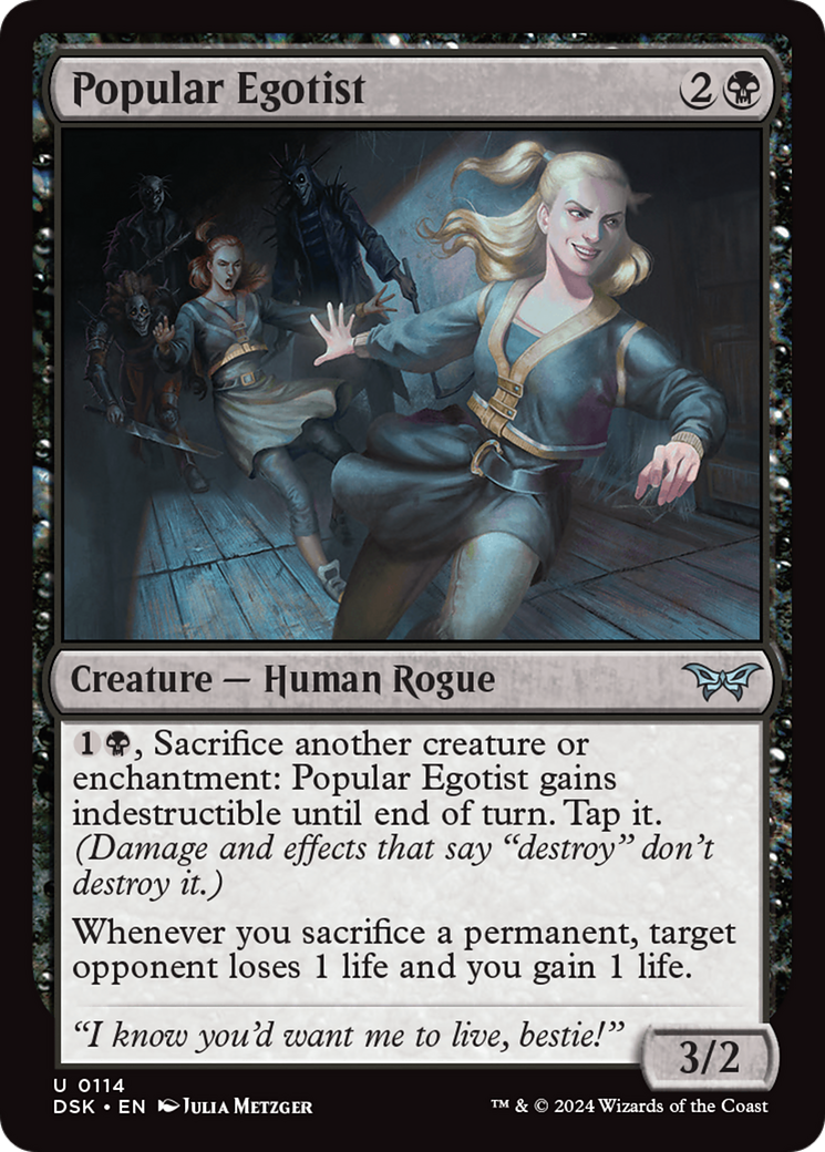 Image of Popular Egotist [Duskmourn: House of Horror]