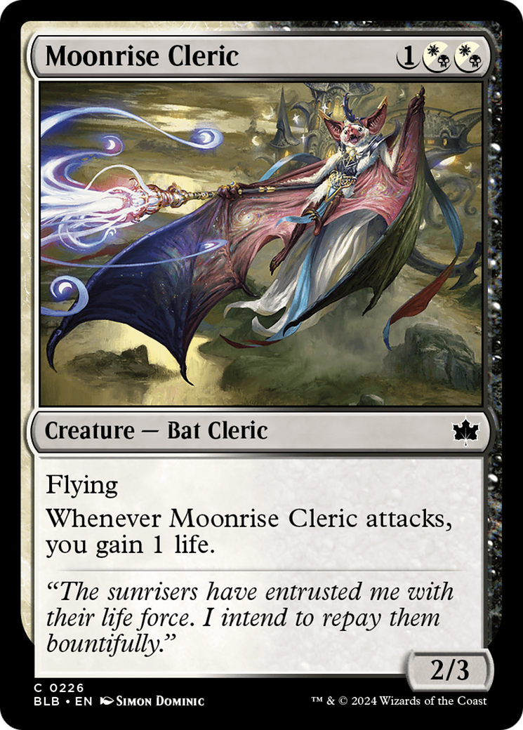 Image of Moonrise Cleric [Bloomburrow]