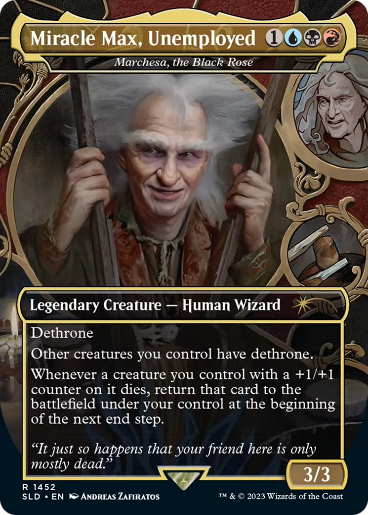 Image of Miracle Max, Unemployed - Marchesa, the Black Rose [Secret Lair Drop Series]