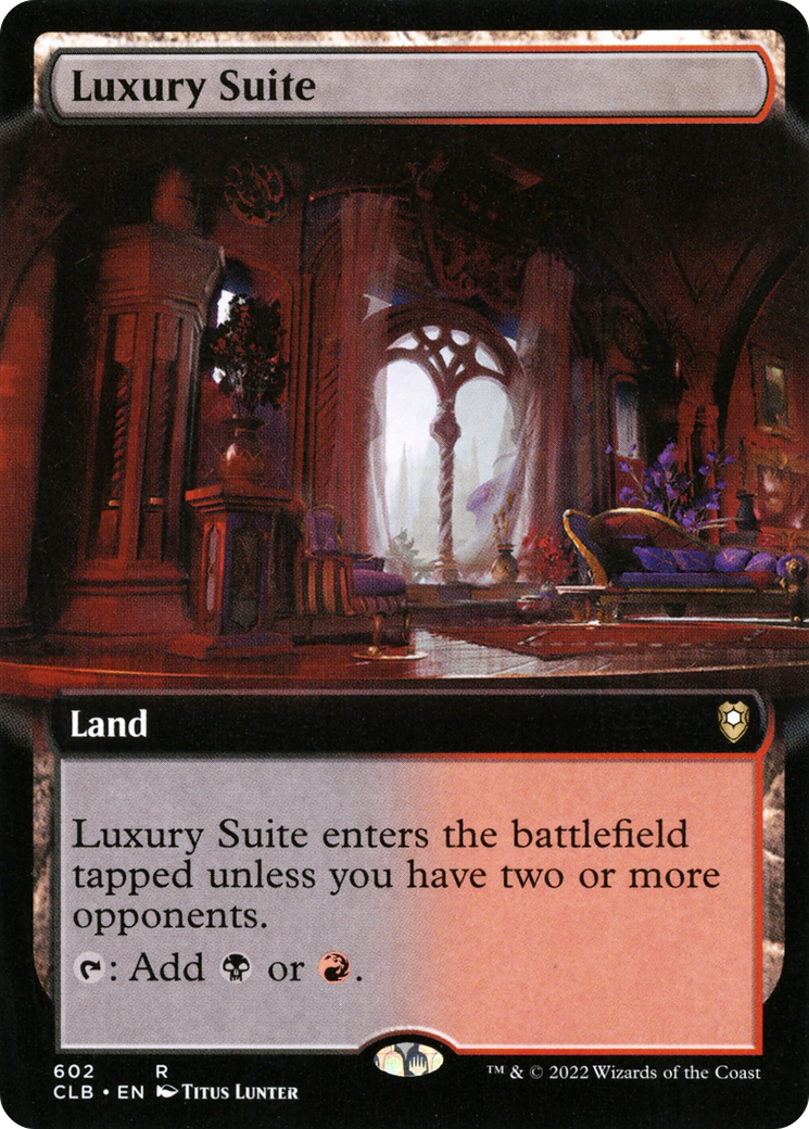 Image of Luxury Suite (Extended Art) [Commander Legends: Battle for Baldur's Gate]