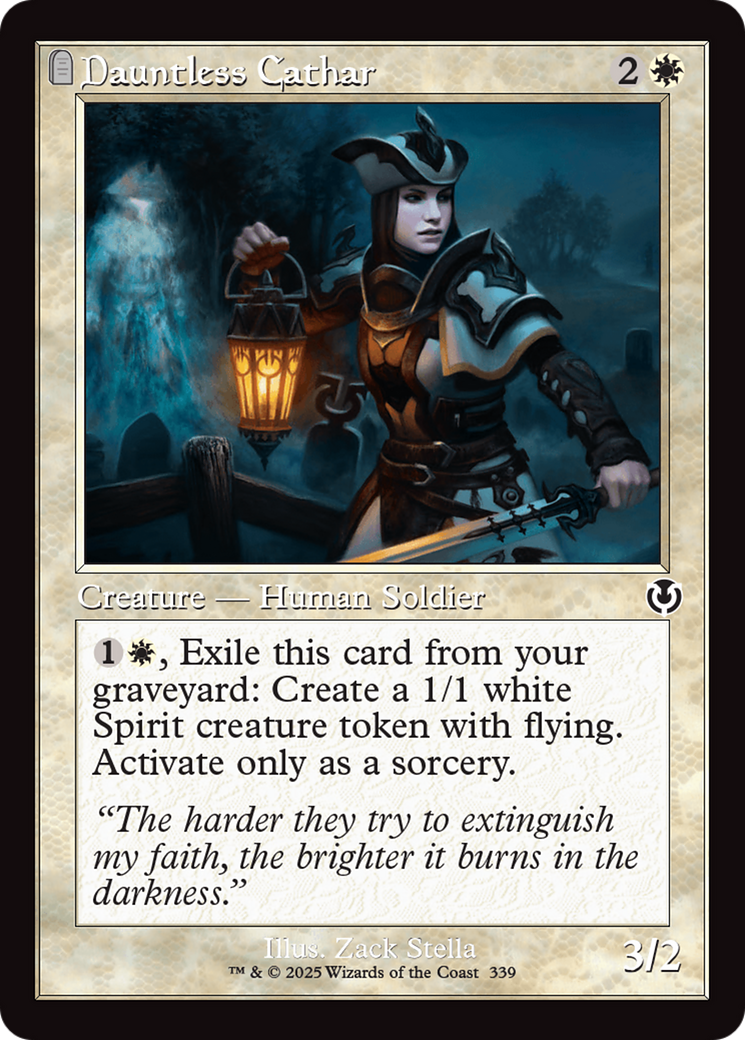 Image of Dauntless Cathar (Retor Frame) [Innistrad Remastered]