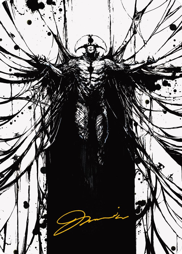 Image of Sinew Dancer Art Card (Gold-Stamped Signature) [Phyrexia: All Will Be One Art Series]