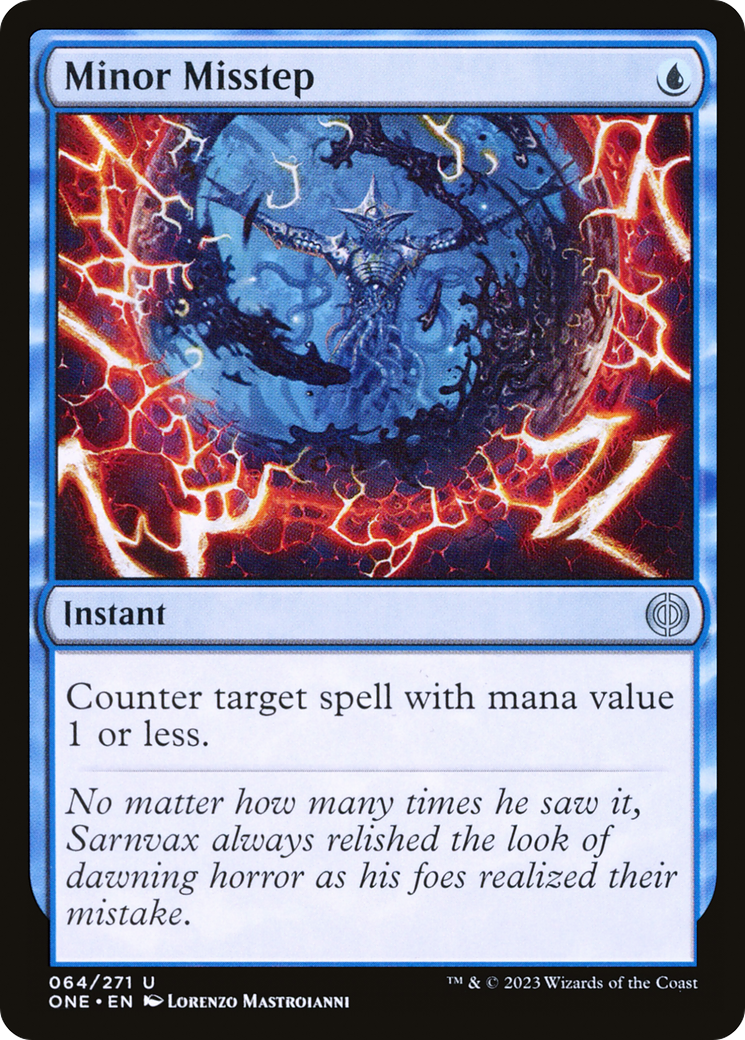 Image of Minor Misstep [Phyrexia: All Will Be One]