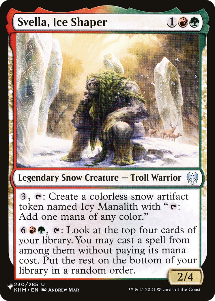 Image of Svella, Ice Shaper [The List]