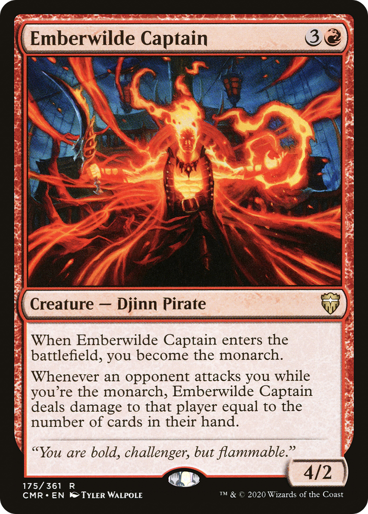 Image of Emberwilde Captain [Commander Legends]