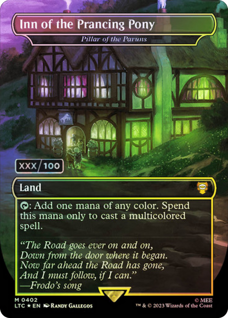 Image of Inn of the Prancing Pony - Pillar of the Paruns (Serialized) [The Lord of the Rings: Tales of Middle-Earth Commander]