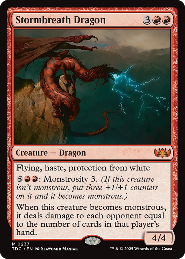 Image of Stormbreath Dragon [Tarkir: Dragonstorm Commander]