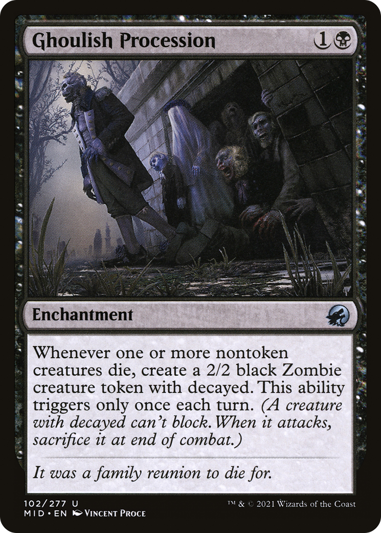 Image of Ghoulish Procession [Innistrad: Midnight Hunt]