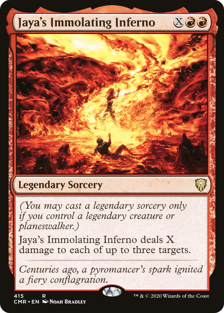 Image of Jaya's Immolating Inferno [Commander Legends]