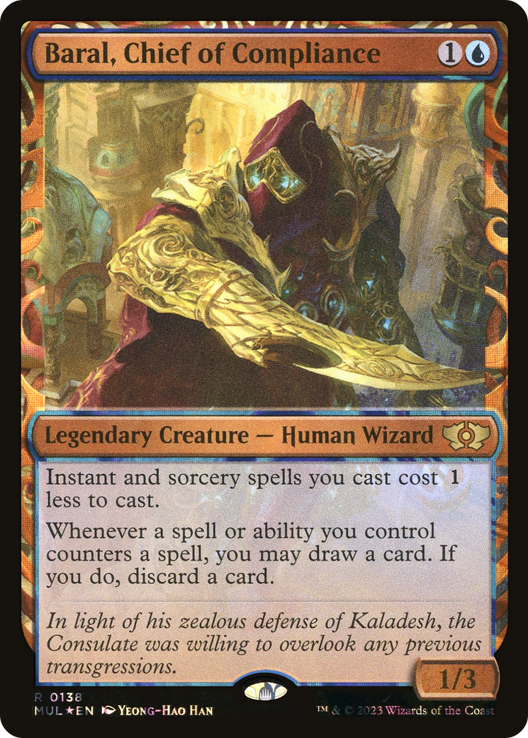 Image of Baral, Chief of Compliance (Halo Foil) [Multiverse Legends]
