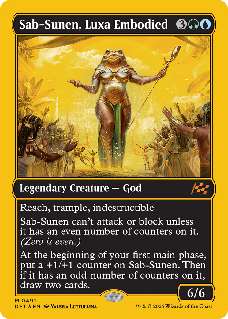 Image of Sab-Sunen, Luxa Embodied (First-Place Foil) [Aetherdrift]