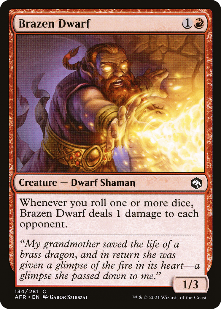 Image of Brazen Dwarf [Dungeons & Dragons: Adventures in the Forgotten Realms]