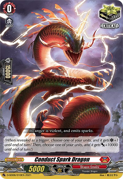 Image of Conduct Spark Dragon (D-SD06/010EN) [Mirei Minae: Sealed Blaze Maiden]
