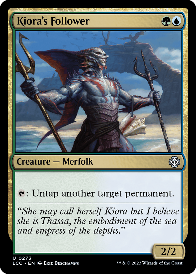 Image of Kiora's Follower [The Lost Caverns of Ixalan Commander]