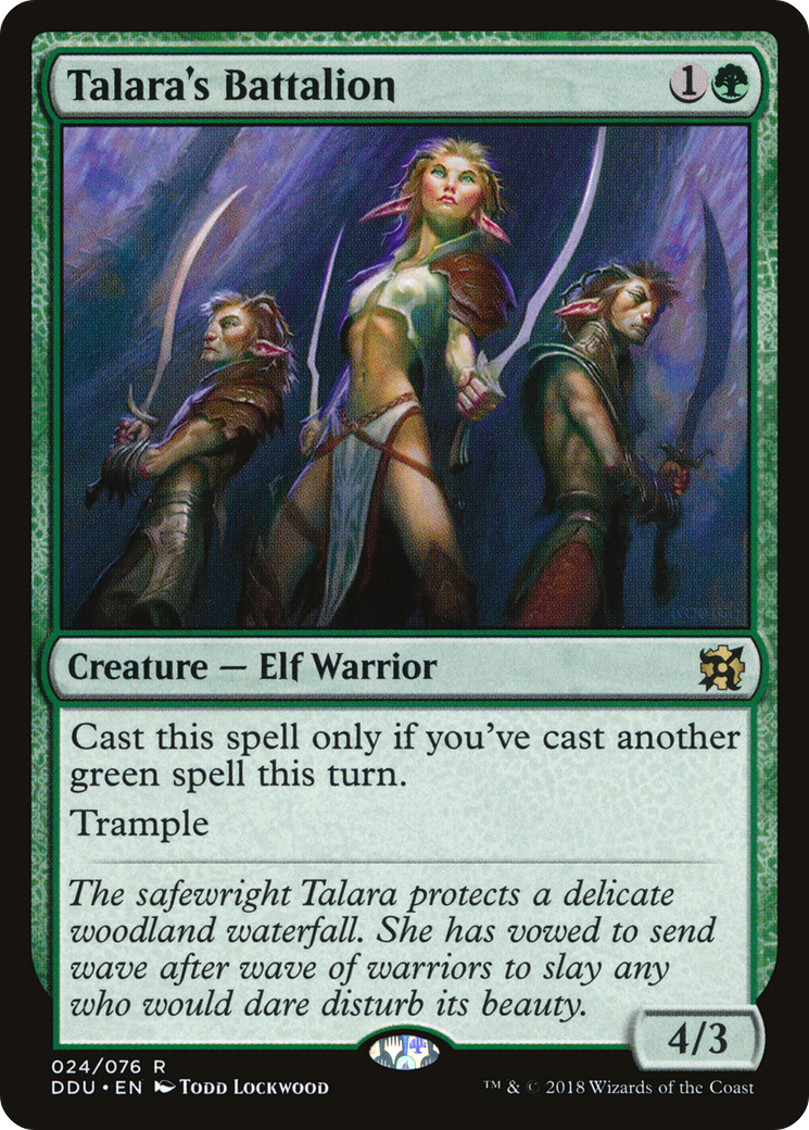 Image of Talara's Battalion [Duel Decks: Elves vs. Inventors]