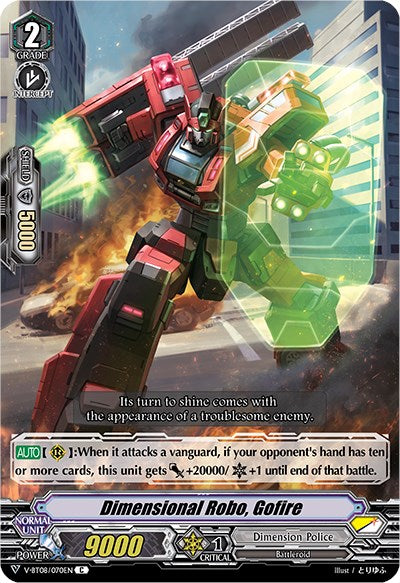 Image of Dimensional Robo, Gofire (V-BT08/070EN C) [Silverdust Blaze]