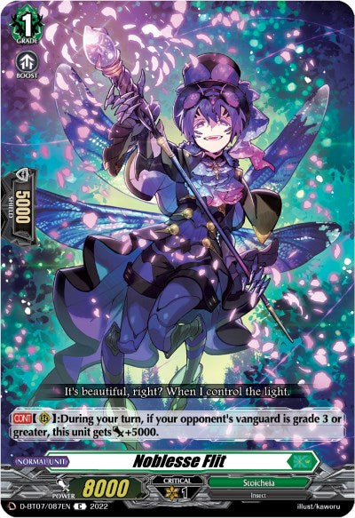 Image of Noblesse Flit (D-BT07/087EN) [Raging Flames Against Emerald Storm]