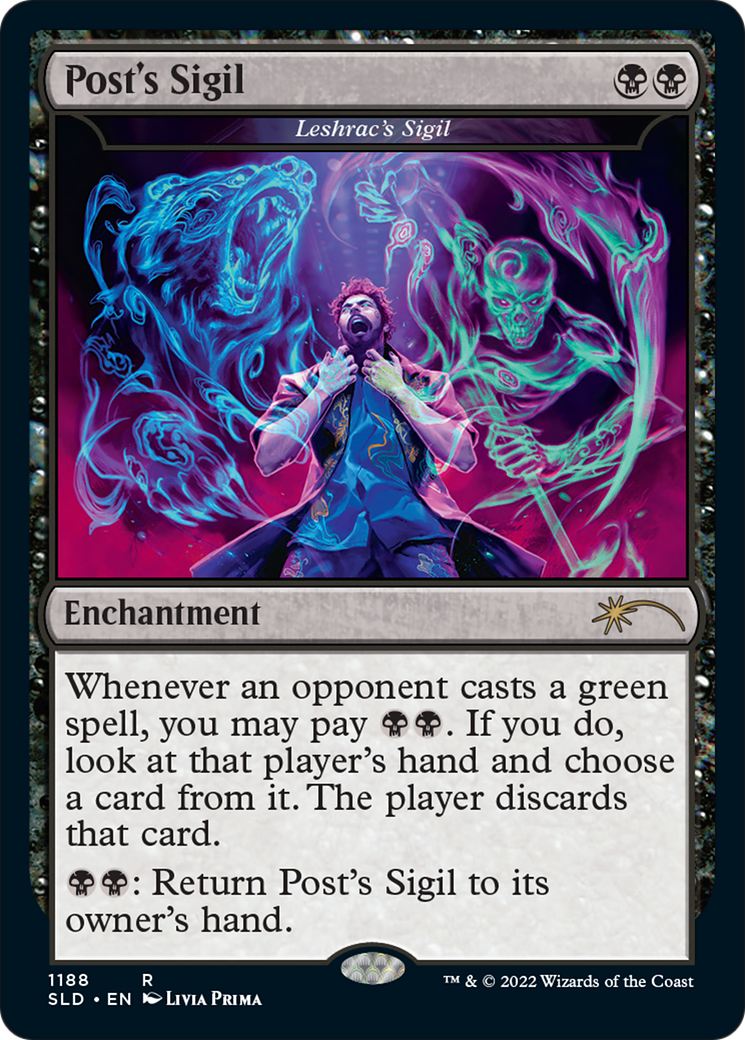 Image of Post's Sigil - Leshrac's Sigil [Secret Lair Drop Series]